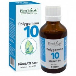 Complex Gemoterapic Polygemma 10 - Barbati 50+ 50ml Plantextrakt