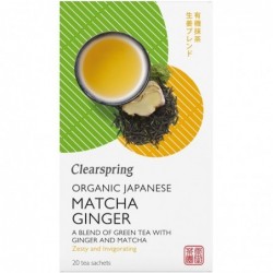Ceai Matcha Ghimbir Bio 20dz Clearspring