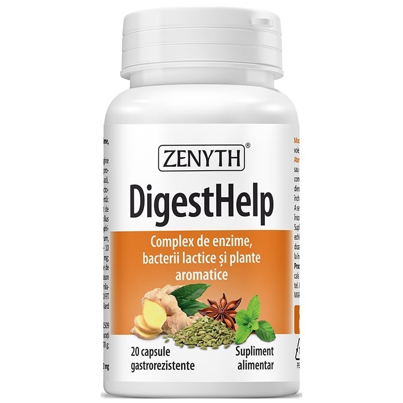 Digesthelp 20cps Zenyth Pharmaceuticals