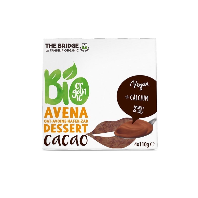 Desert Bio din Ovaz cu Cacao 4 x 110g The Bridge