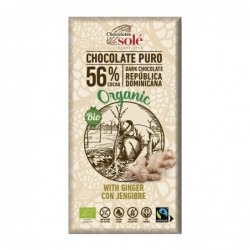 Ciocolata Neagra Ghimbir Bio 100g Chocolates Sole