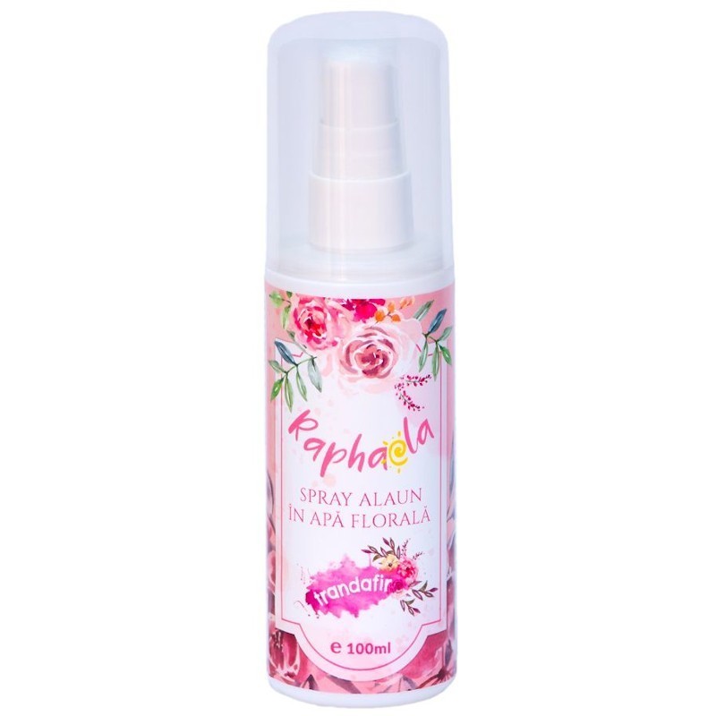 Spray Raphaela - Alaun in apa florala de Trandafir 100ml Steaua Divina