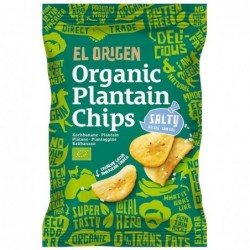 Chipsuri din Banane Platain Sarate Bio 80g El Origen