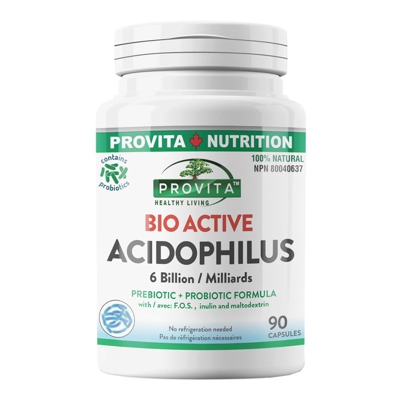 Bio Active Acidophilus 90cps Provita Ntrition