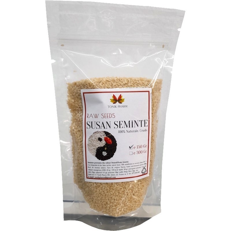 Seminte de Susan Raw 150g Tonik Pharm