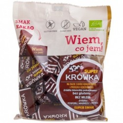 Caramele fara Gluten cu Cacao Bio 150g Super Krowka