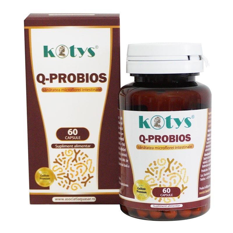 Q-Probios pentru sanatatea microflorei intestinale 60 cps Kotys