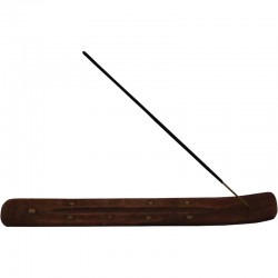 Suport din Lemn Maro pentru Betisoare Parfumate