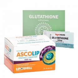 Pachet Glutathione lipozomal si Vitamina C cu aroma de...