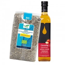 Pachet seminte de chia Eco 1kg si Otet de mere Eco 500ml