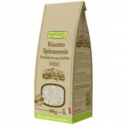 Orez Risotto bio cu bob rotund ascutit alb 500g Rapunzel