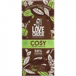 Ciocolata vegana bio cu 58% cacao bautura de orez si...