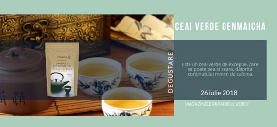 Degustare Ceai verde Genmaicha Clearspring