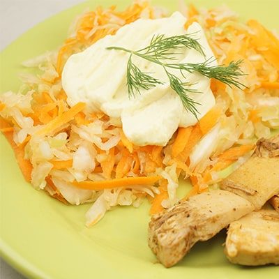 salata cu jackfruit